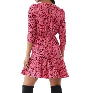 SCOOP pink and black dress